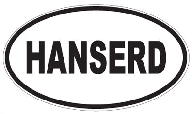 HANSERD - Oval Magnet