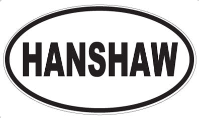 HANSHAW - Oval Magnet