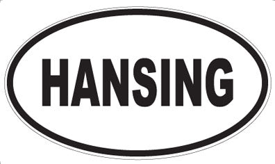 HANSING - Oval Magnet