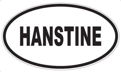 HANSTINE - Oval Magnet