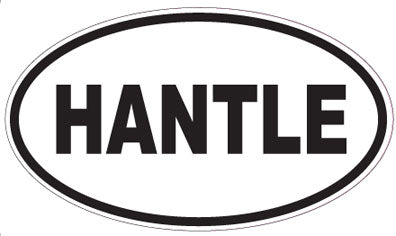 HANTLE - Oval Sticker