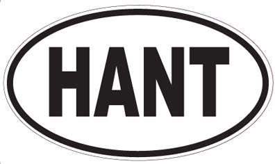 HANT - Oval Sticker