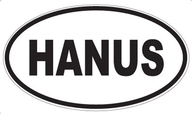 HANUS - Oval Magnet