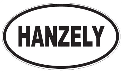 HANZELY - Oval Magnet