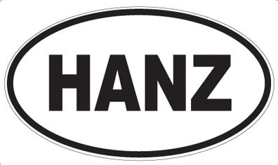 HANZ - Oval Magnet