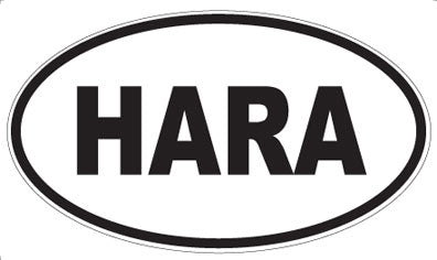 HARA - Oval Sticker