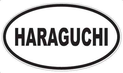 HARAGUCHI - Oval Sticker