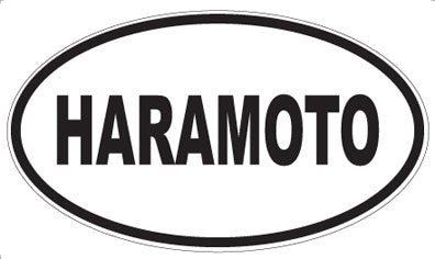 HARAMOTO - Oval Magnet