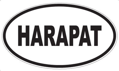 HARAPAT - Oval Sticker