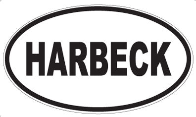 HARBECK - Oval Magnet