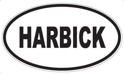 HARBICK - Oval Magnet
