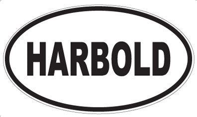 HARBOLD - Oval Sticker