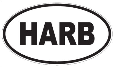 HARB - Oval Magnet