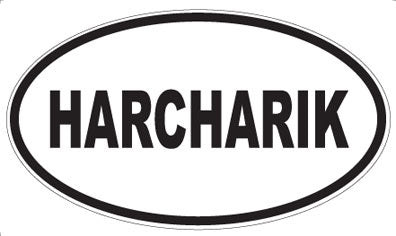 HARCHARIK - Oval Magnet