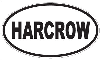 HARCROW - Oval Magnet