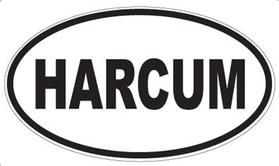 HARCUM - Oval Magnet
