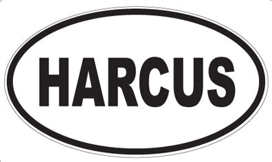 HARCUS - Oval Sticker