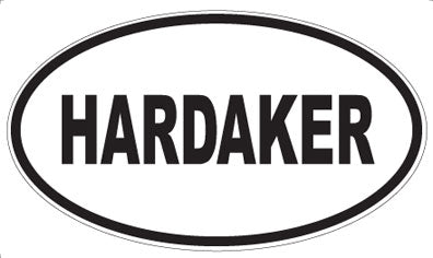 HARDAKER - Oval Magnet