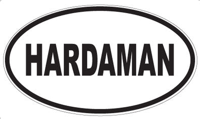 HARDAMAN - Oval Magnet