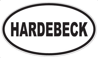 HARDEBECK - Oval Magnet