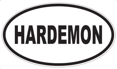 HARDEMON - Oval Magnet