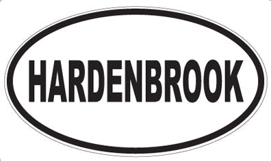HARDENBROOK - Oval Magnet