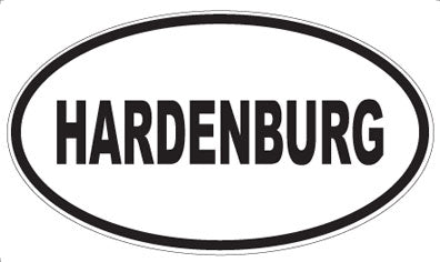 HARDENBURG - Oval Magnet