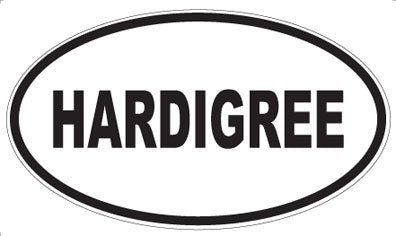 HARDIGREE - Oval Sticker