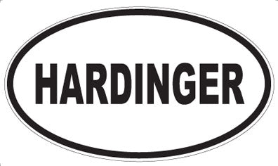 HARDINGER - Oval Sticker