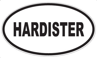 HARDISTER - Oval Sticker