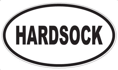 HARDSOCK - Oval Sticker