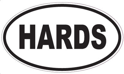 HARDS - Oval Magnet
