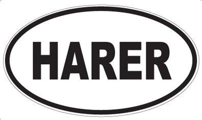 HARER - Oval Sticker