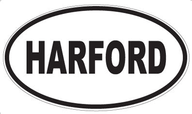 HARFORD - Oval Sticker