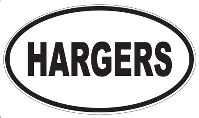HARGERS - Oval Sticker