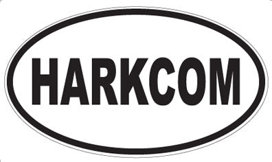 HARKCOM - Oval Sticker