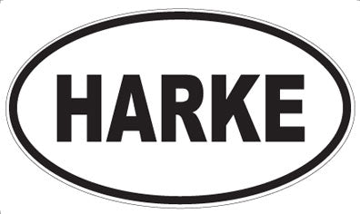 HARKE - Oval Sticker