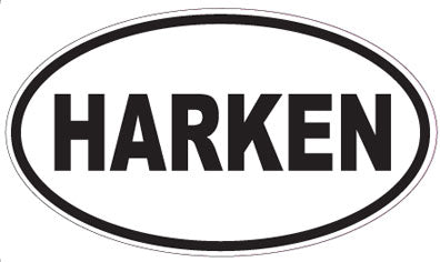 HARKEN - Oval Sticker