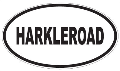 HARKLEROAD - Oval Sticker