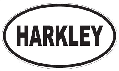 HARKLEY - Oval Sticker