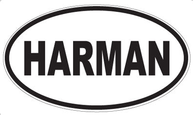 HARMAN - Oval Sticker