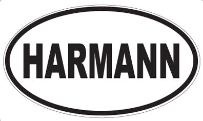 HARMANN - Oval Sticker
