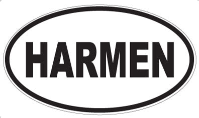 HARMEN - Oval Sticker