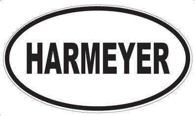 HARMEYER - Oval Sticker