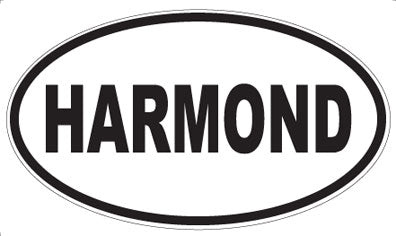 HARMOND - Oval Sticker
