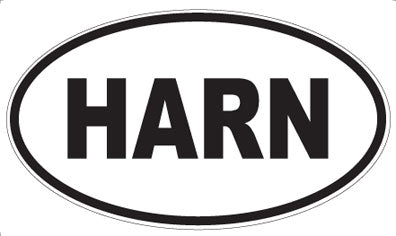 HARN - Oval Sticker