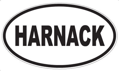 HARNACK - Oval Sticker