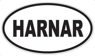 HARNAR - Oval Sticker