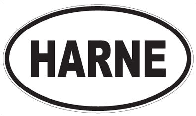 HARNE - Oval Sticker