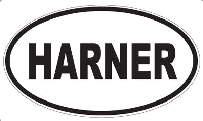 HARNER - Oval Sticker